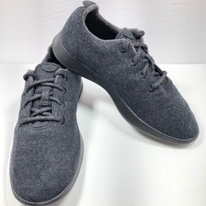 Allbirds Women’s Wool Runners, Size 10, Black/Grey